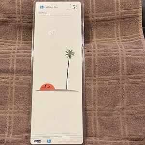 NEW QuicKutz Sunset Cutting Dies (5) with Palm Tree Design Lifestyle Crafts
